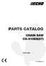 PARTS CATALOG CHAIN SAW CS-310ES(37)