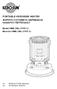 PORTABLE KEROSENE HEATER ΦΟΡΗΤΑ ΣΥΣΤΗΜΑΤΑ ΘΕΡΜΑΝΣΗΣ ΚΑΘΑΡΟΥ ΠΕΤΡΕΛΑΙΟΥ