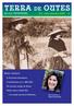 TERRA DE OUTES. Revista TRIMESTRAL Nº7 xullo-setembro Neste número: O X premio Leixaprén. O catolicismo no s. XXI (III).