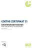 GOETHE-ZERTIFIKAT C1 DURCHFÜHRUNGSBESTIMMUNGEN ΟΡΟΙ ΔΙΕΞΑΓΩΓΗΣ ΤΗΣ ΕΞΕΤΑΣΗΣ. Stand: 1. September 2018 Τελευταία ενημέρωση: 1 Σεπτεμβρίου 2018