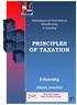 PRINCIPLES OF TAXATION