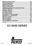 RO ИНСТРУКЦИИ ЗА УПОТРЕБА BG ةيب رعلا AR CC 80/85 SERIES