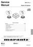 Service Manual ED-5.1 ED-5.1F PW. Stereo CD System ED-5.1 TABLE OF CONTENTS