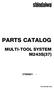 PARTS CATALOG MULTI-TOOL SYSTEM M243S(37) P Cb