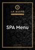 SPA Menu